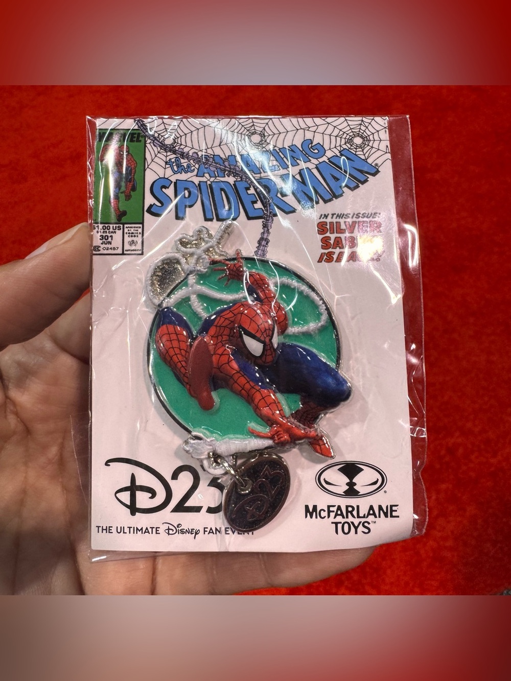 McFarlane Toys D23 Exclusive The Amazing Super-Man Limited Edition 1 Of 500 Pin